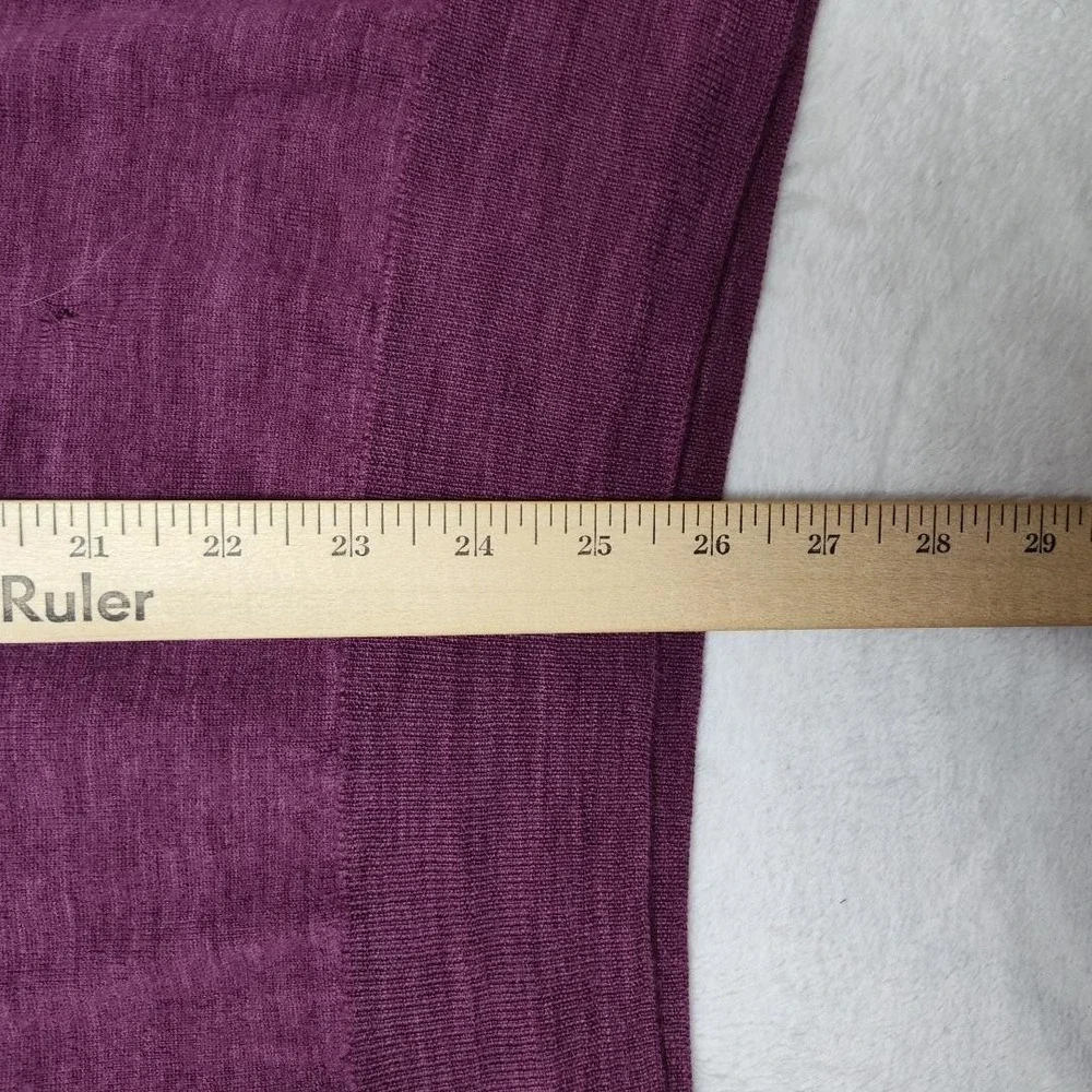 Peter Millar Sweater Mens XL Purple 1/4 Zip Mock Neck Tight-Knit Italy Golf HOLE